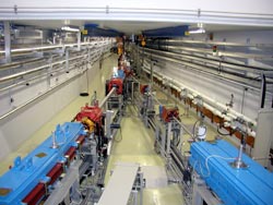 Branch point of the synchrotron (left) and SSBT (right)